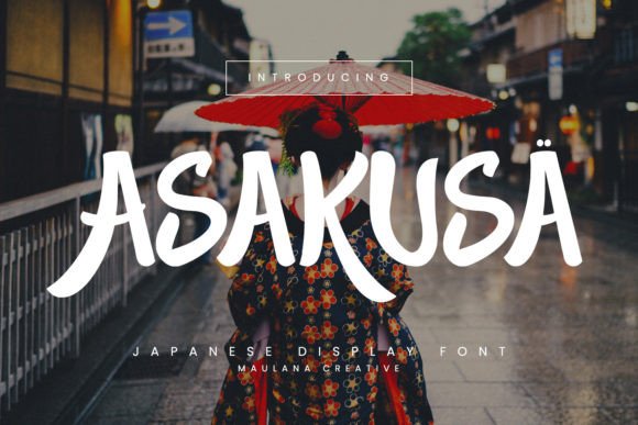 Asakusa: The Bold Japanese Display Font for Handmade Crafts