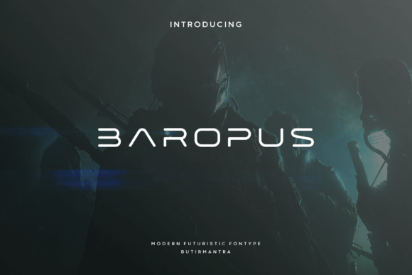 Baropus: A Modern Display Typeface for Editorial Design
