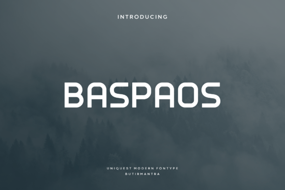 Baspaos: The Display Font That Elevates Your Brand Identity