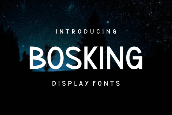 Bosking: The Perfect Display Typeface for Handmade Branding