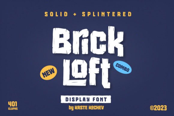 Brick Loft: A Distinctive Display Font for Bold Branding Projects