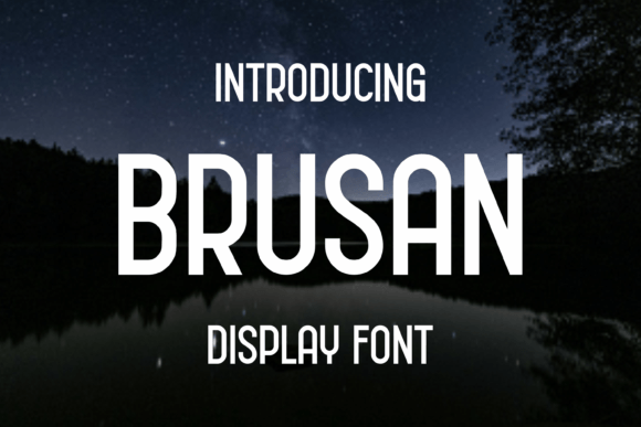 Brusan: The Display Typeface That Elevates Handmade Shop Branding