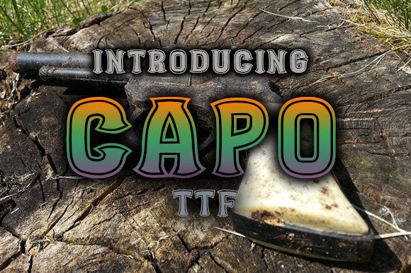 Capo: A Flashy Display Typeface for Bold Digital Branding