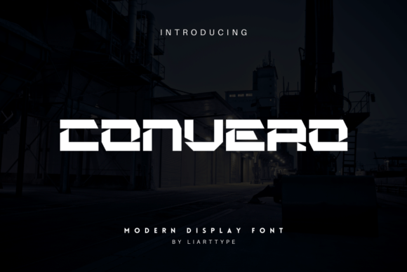 Convero: The Futuristic Typeface for Scroll-Stopping Campaigns
