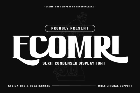 Ecomri: A Dynamic Display Font for Bold Brand Identity