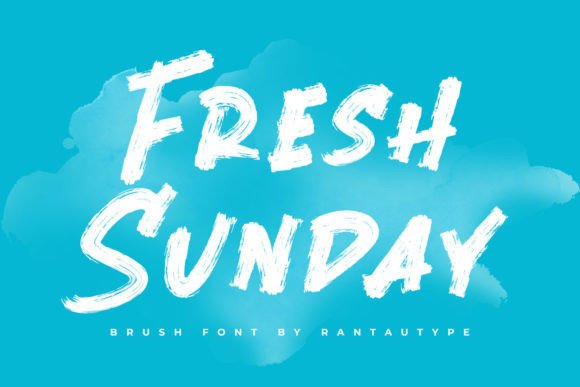 Fresh Sunday: The Handwritten Typeface for Vibrant Editorial Design