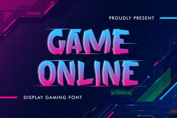 Game Online: A Display Typeface for Bold Editorial Projects
