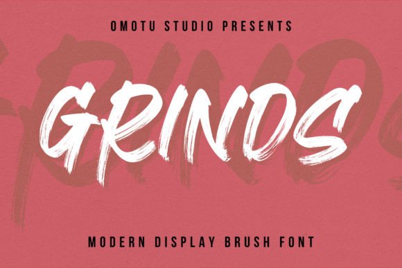 Grinds: A Handwritten Display Font for Editorial Design