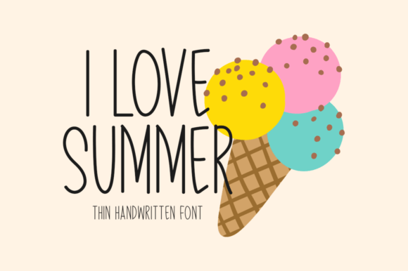 I Love Summer: The Perfect Handwritten Display Font for Modern Web Design