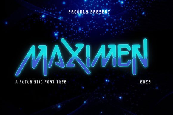 Maximen: The Futuristic Display Font for Bold Brand Identity